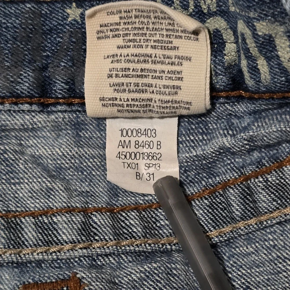 Ariat Jeans Men‎ 32x34 Blue FR Work M4 Low Rise Boot Distressed
